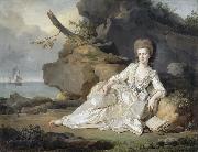 unknow artist Portrait of Louise Marie Adelaide de Bourbon duchesse de Chartres oil painting reproduction